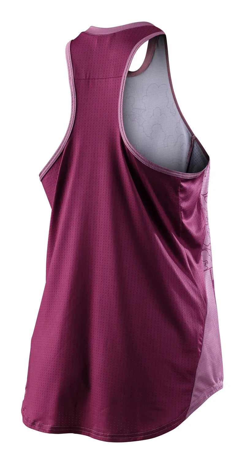 Troy Lee Designs Luxe Tank - Womens - Micayla Gatto - Rosewood 2