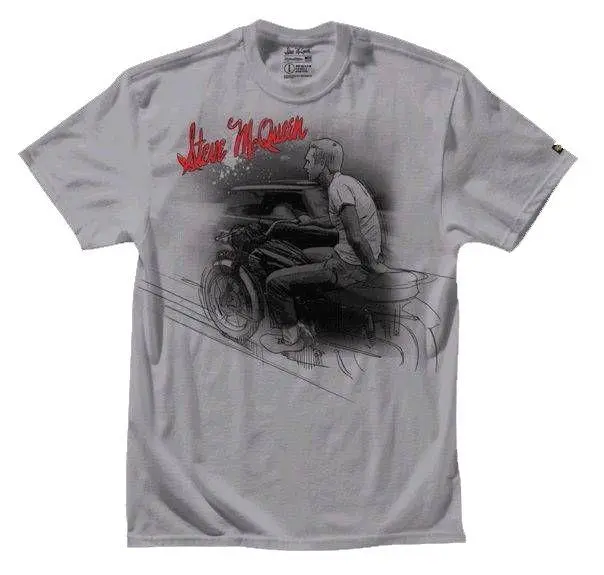 Troy Lee Designs Mcqueen Outdoors Tee - Gray 1