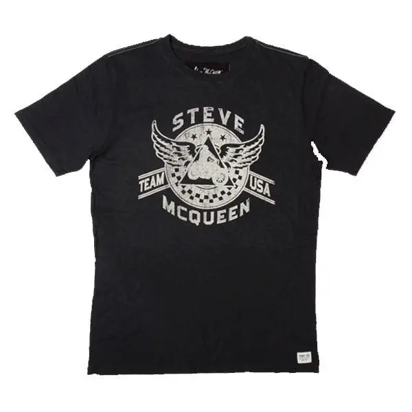 Troy Lee Designs Mcqueen Wings Tee - Black 1