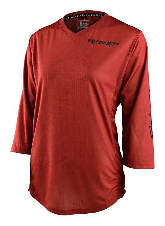 Troy Lee Designs Mischief 3/4 Sleeve Mtb Jersey - Womens - Henna 1
