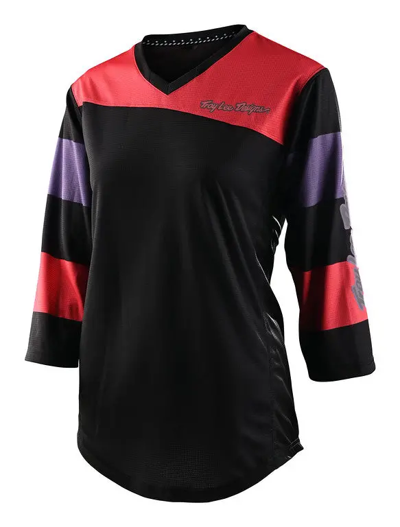 Troy Lee Designs Mischief 3/4 Sleeve Mtb Jersey - Womens - Rugby - Firecracker 1