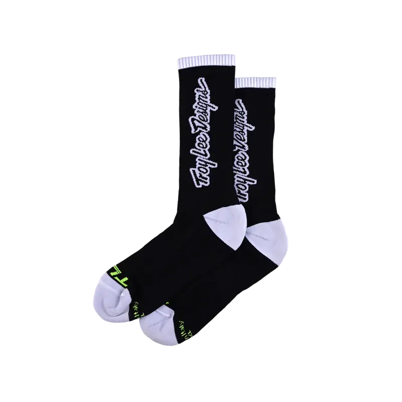 Troy Lee Designs Performance Sock - Signature - Black 1