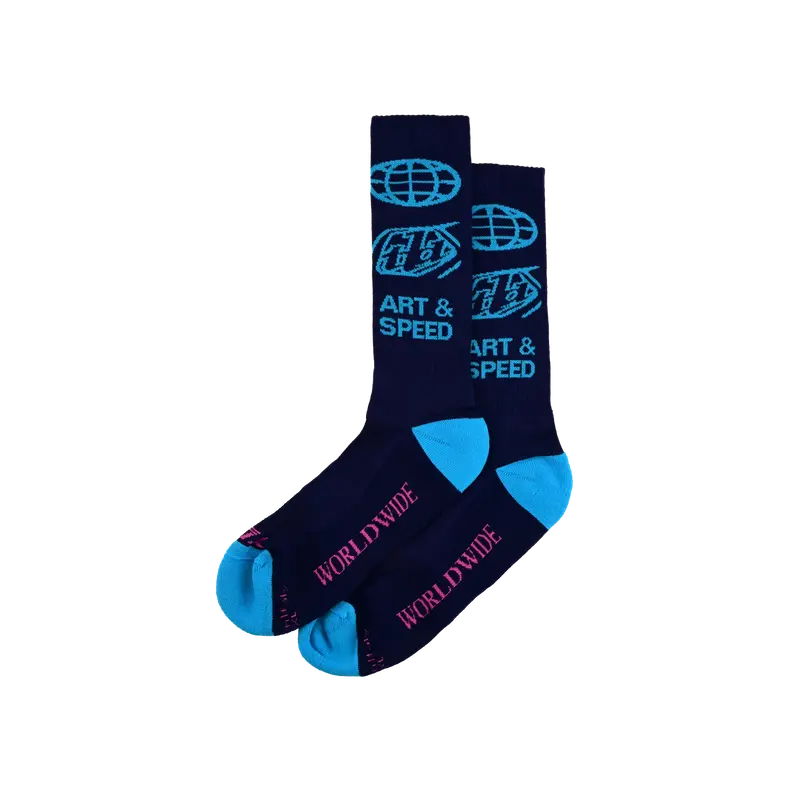 Troy Lee Designs Performance Sock - Worldwide - Midnight 1