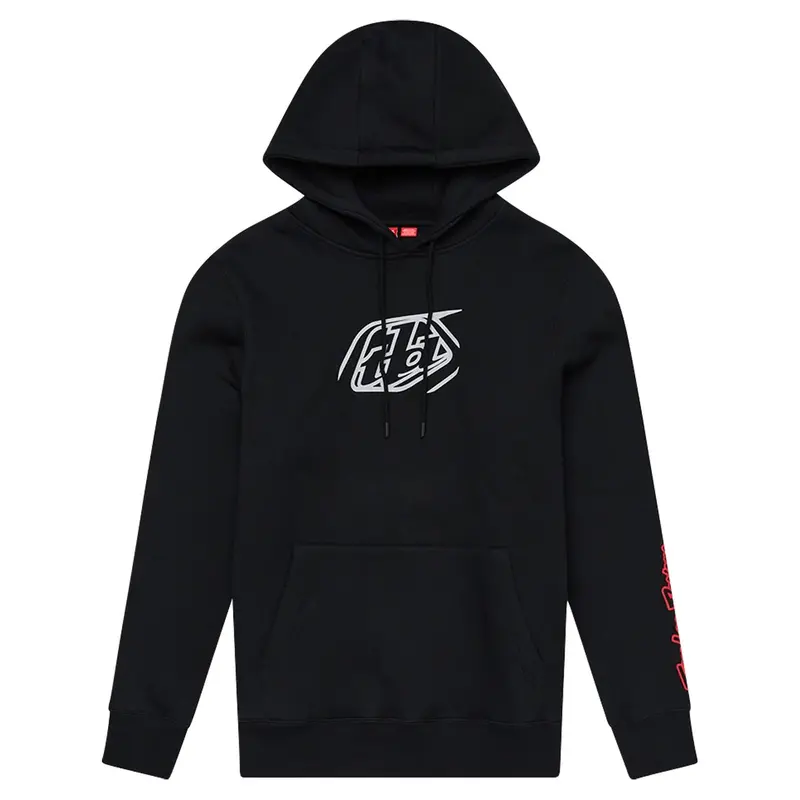 Troy Lee Designs Pullover Hoodie - Badge - Black 1