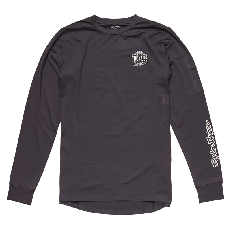 Troy Lee Designs Ride Tee - Youth - Bolts - Carbon 1