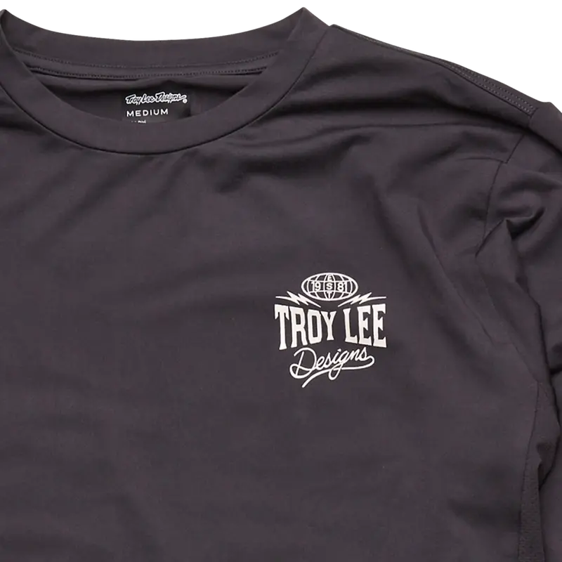 Troy Lee Designs Ride Tee - Youth - Bolts - Carbon 2