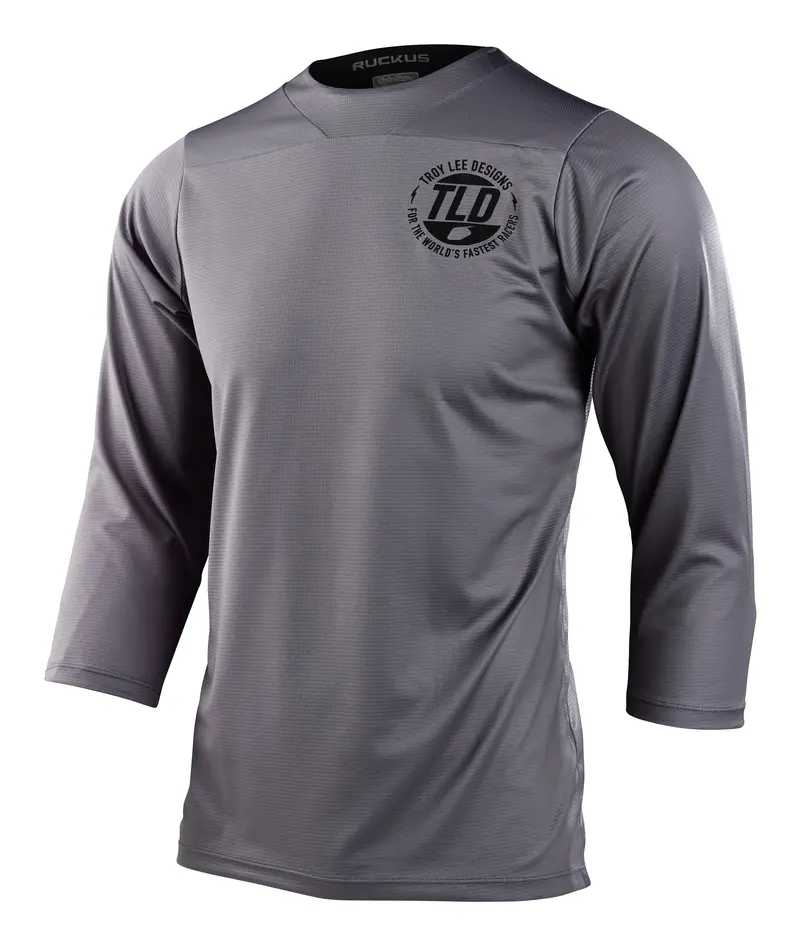 Troy Lee Designs Ruckus 3/4 Sleeve Mtb Jersey - Industry - Charcoal 1