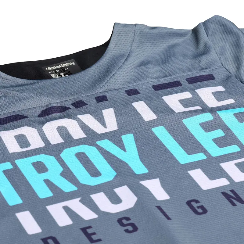 Troy Lee Designs Ruckus 3/4 Sleeve Mtb Jersey - Spun - Steel Blue 3