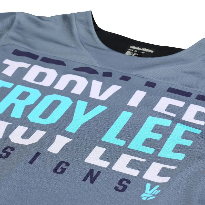 Troy Lee Designs Ruckus 3/4 Sleeve Mtb Jersey - Spun - Steel Blue 4