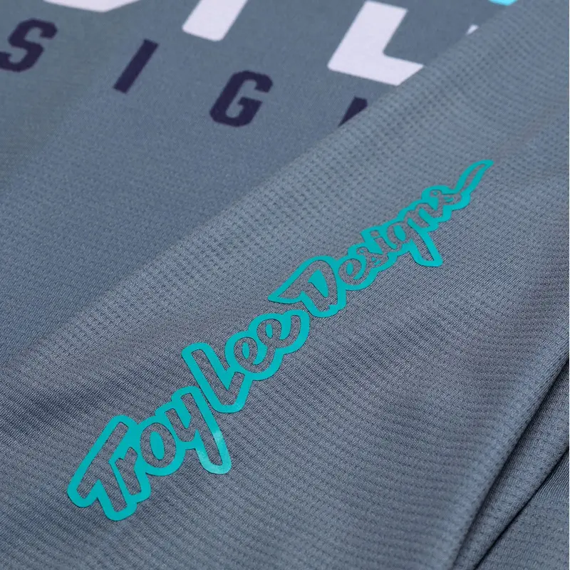 Troy Lee Designs Ruckus 3/4 Sleeve Mtb Jersey - Spun - Steel Blue 5