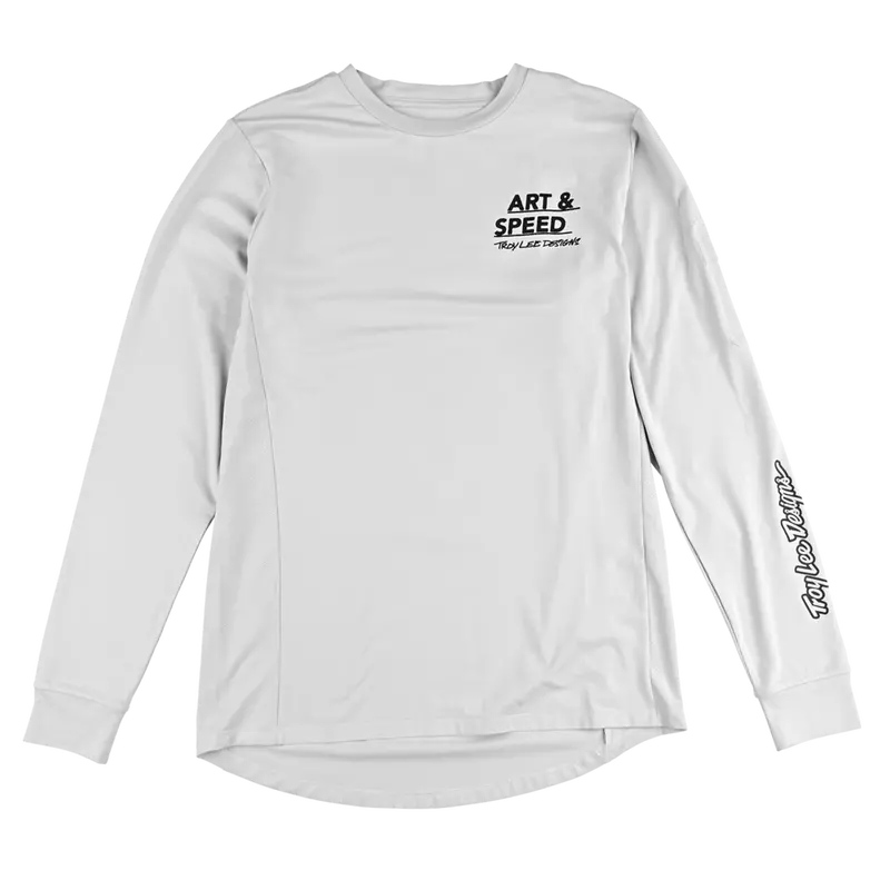 Troy Lee Designs Ruckus Long Sleeve Ride Tee - Art And Speed - Mist 1