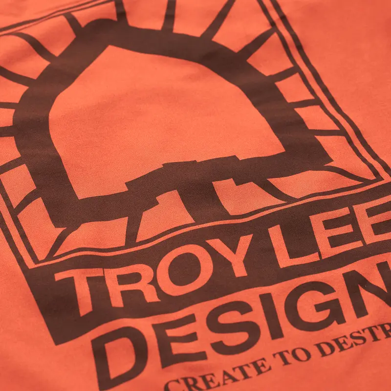Troy Lee Designs Ruckus Long Sleeve Ride Tee - Bolts - Create To Destroy - Brick 5