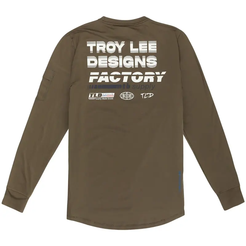 Troy Lee Designs Ruckus Long Sleeve Ride Tee - Factory - Caper 2