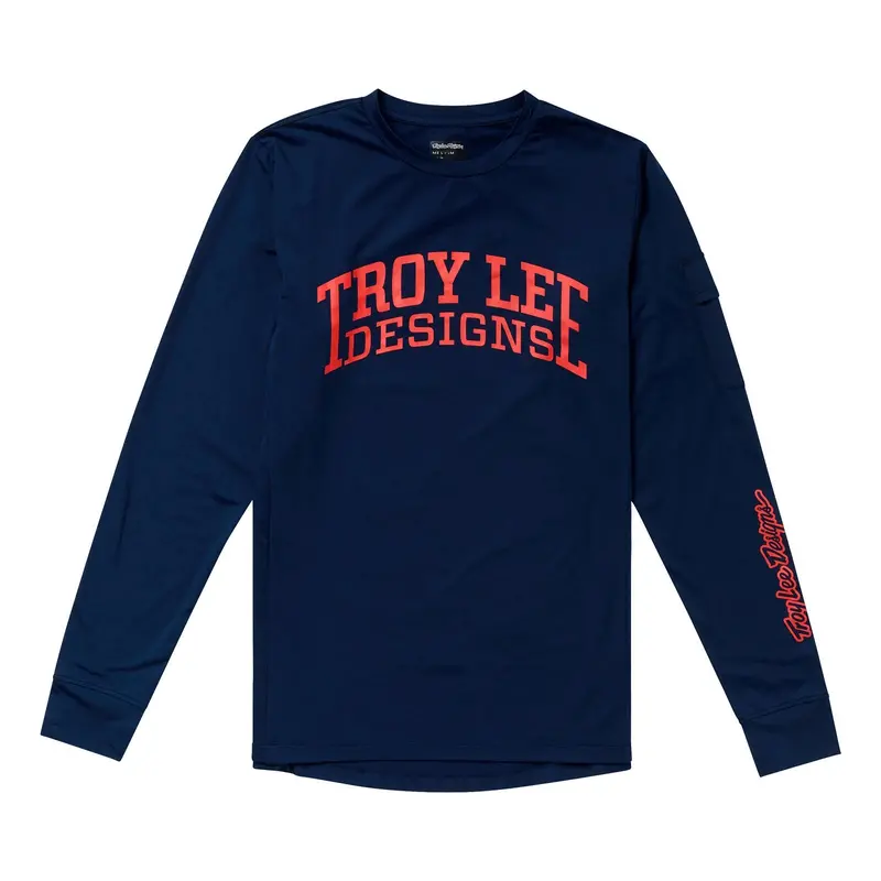 Troy Lee Designs Ruckus Long Sleeve Ride Tee - Gravity Club - Midnight 1