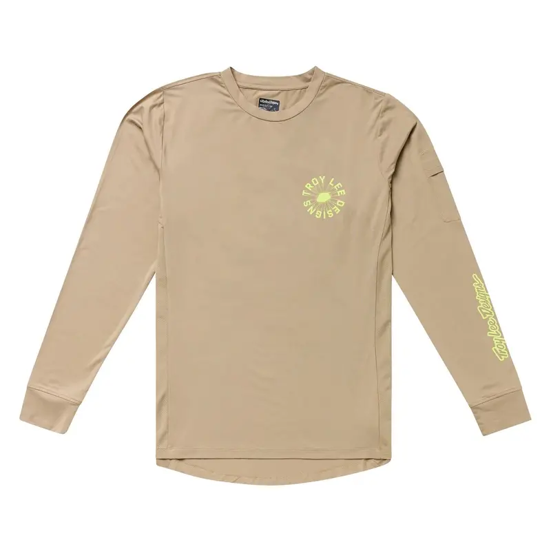 Troy Lee Designs Ruckus Long Sleeve Ride Tee - The Fuzz - Timber 1