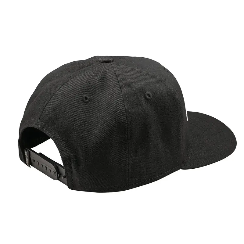 Troy Lee Designs Signature Curved Snapback Hat - Black 2