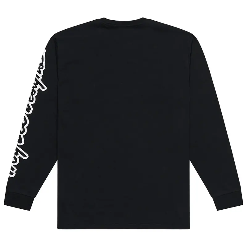 Troy Lee Designs Signature Long Sleeve Tee - Black 2