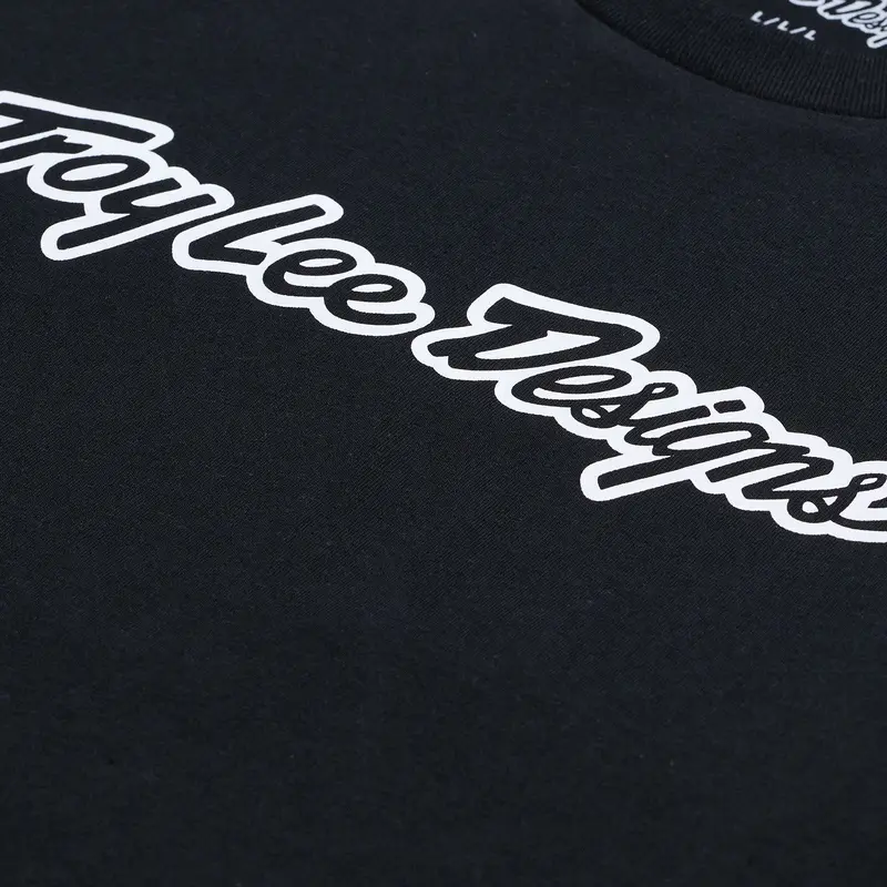 Troy Lee Designs Signature Long Sleeve Tee - Black 3