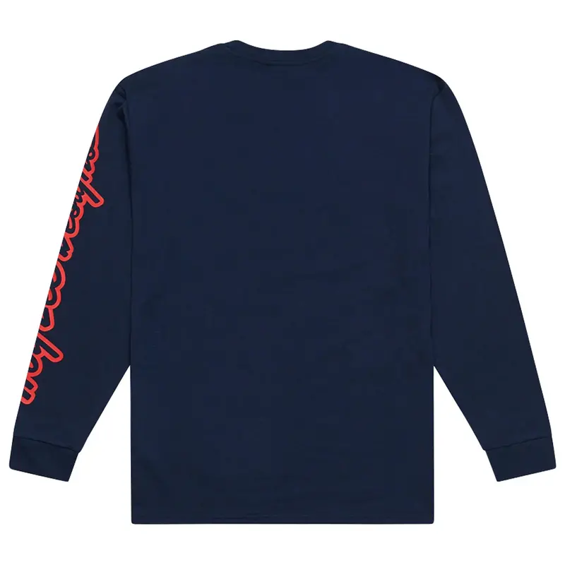 Troy Lee Designs Signature Long Sleeve Tee - Navy 2