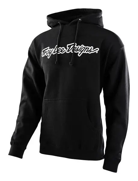 Troy Lee Designs Signature Pullover Hoodie - Black 1