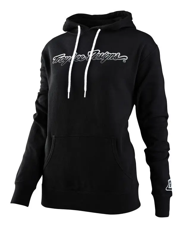 Troy Lee Designs Signature Pullover Hoodie - Womens - Black 1