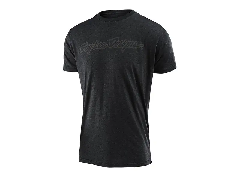 Troy Lee Designs Signature Tee - Charcoal Heather 1