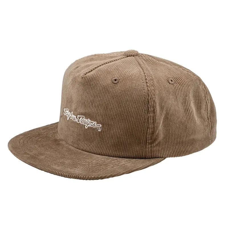 Troy Lee Designs Signature Unstructured Snapback Hat - Gravel Cord 1