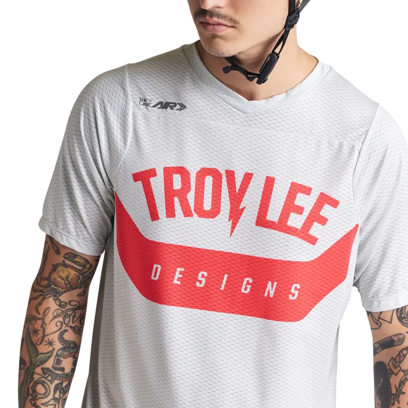 Troy Lee Designs Skyline Air Short Sleeve Mtb Jersey - Air Core - Cement 4