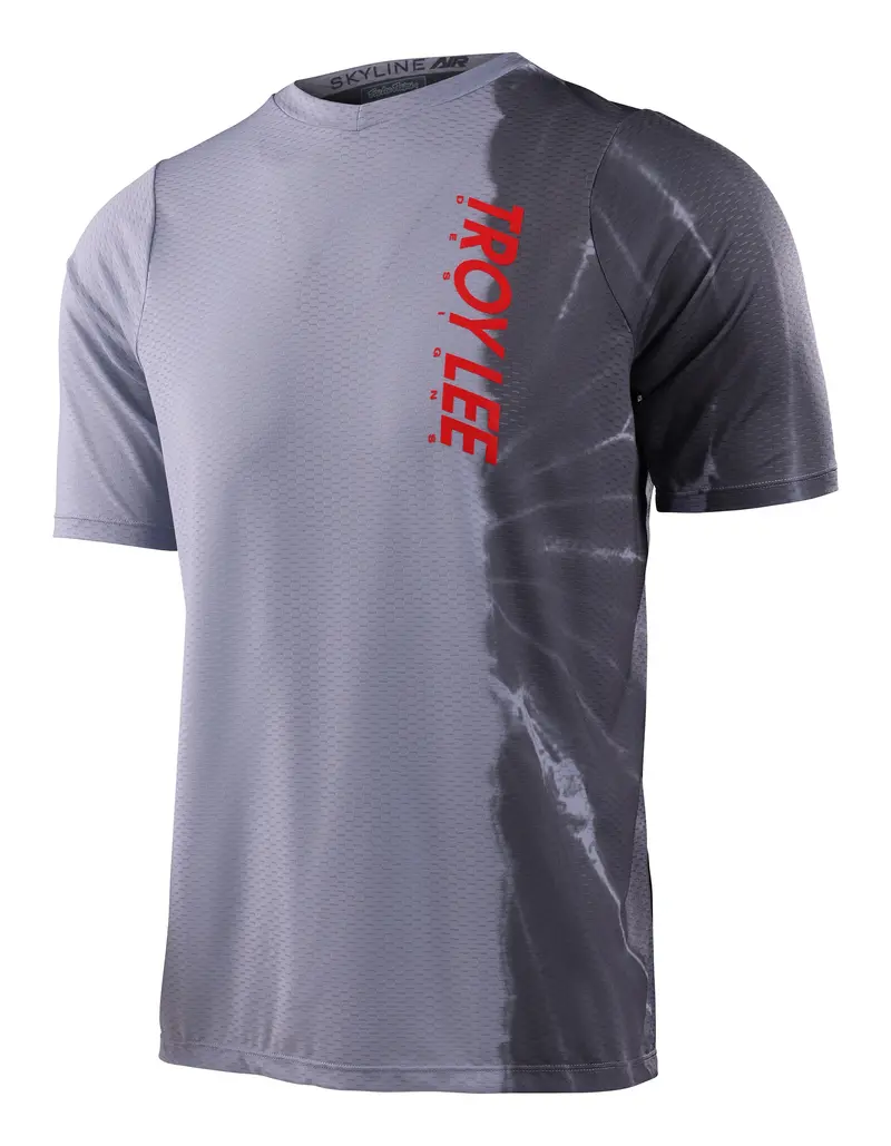 Troy Lee Designs Skyline Air Short Sleeve Mtb Jersey - Half Dye - Cement - 2023 1