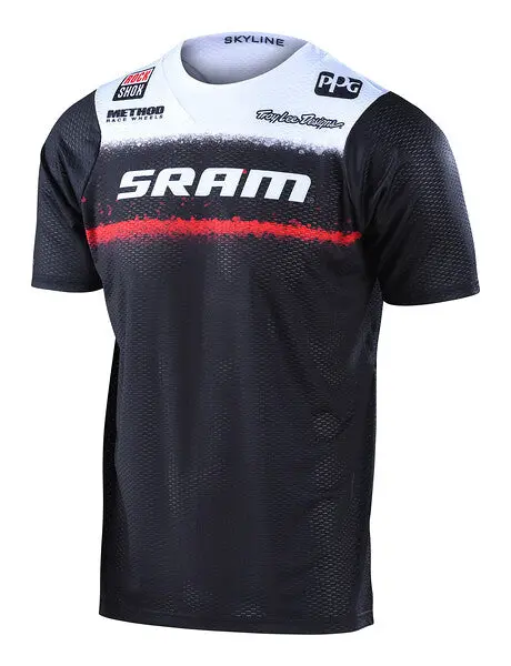 Troy Lee Designs Skyline Air Short Sleeve Mtb Jersey - Sram Roost Black - 2022 1