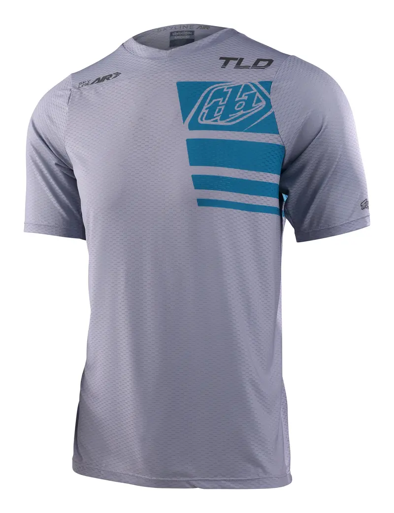 Troy Lee Designs Skyline Air Short Sleeve Mtb Jersey - Stacks - Mist - 2023 1