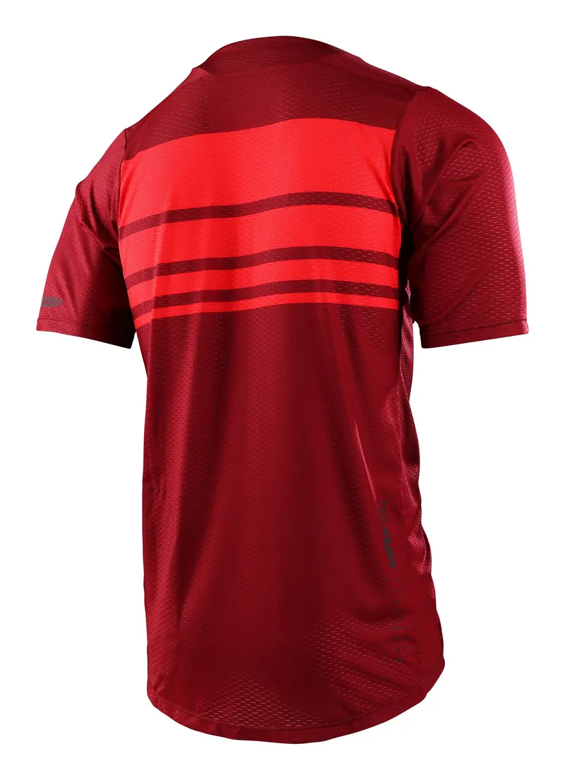 Troy Lee Designs Skyline Air Short Sleeve Mtb Jersey - Stacks - Syrah 2