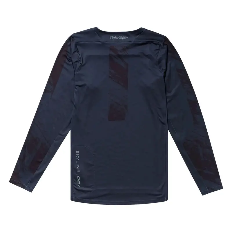 Troy Lee Designs Skyline Chill Long Sleeve Mtb Jersey - Rockslide - Obsidian 2
