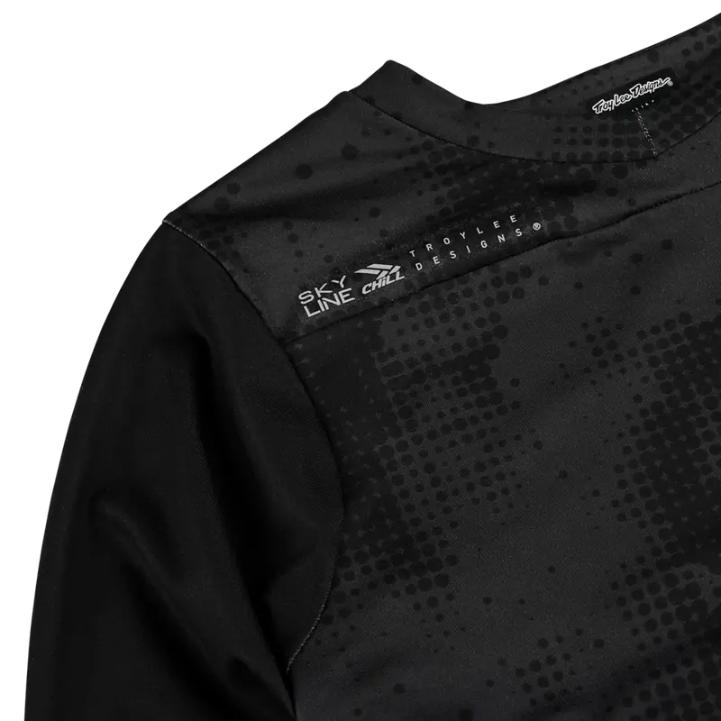 Troy Lee Designs Skyline Chill Long Sleeve Mtb Jersey - Scattered - Carbon 3