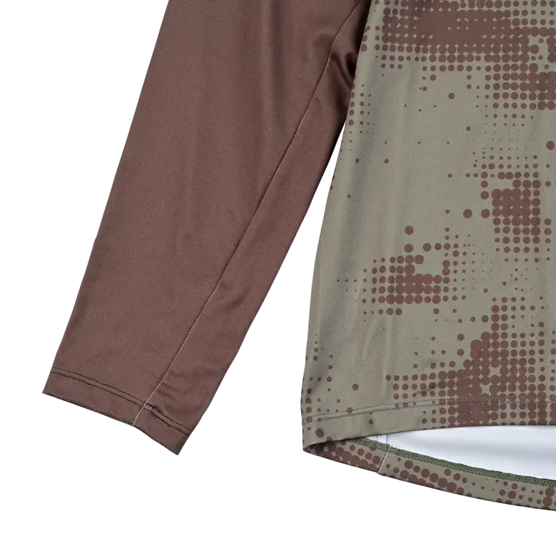 Troy Lee Designs Skyline Chill Long Sleeve Mtb Jersey - Scattered - Olive 5