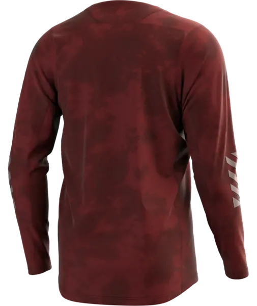 Troy Lee Designs Skyline Chill Long Sleeve Mtb Jersey - Tie Dye Wine 2