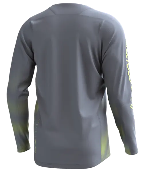 Troy Lee Designs Skyline Chill Long Sleeve Mtb Jersey - Waves - Light Gray 2