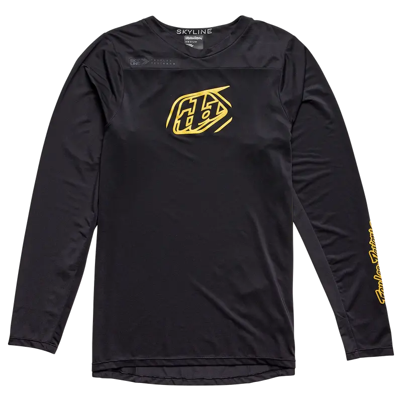 Troy Lee Designs Skyline Long Sleeve Mtb Jersey - Iconic - Black 1