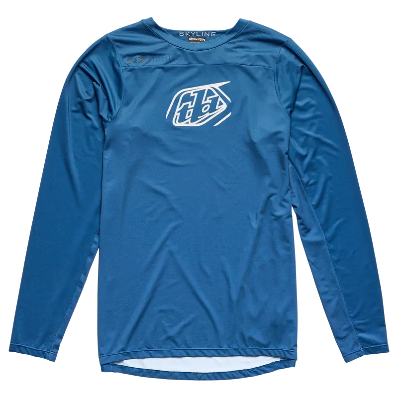 Troy Lee Designs Skyline Long Sleeve Mtb Jersey - Iconic - Indigo 1