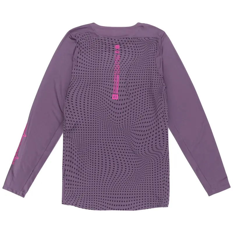 Troy Lee Designs Skyline Long Sleeve Mtb Jersey - Radioscape - Deep Purple 2