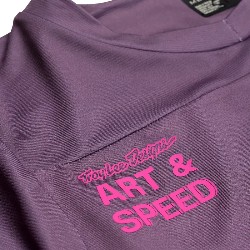 Troy Lee Designs Skyline Long Sleeve Mtb Jersey - Radioscape - Deep Purple 3