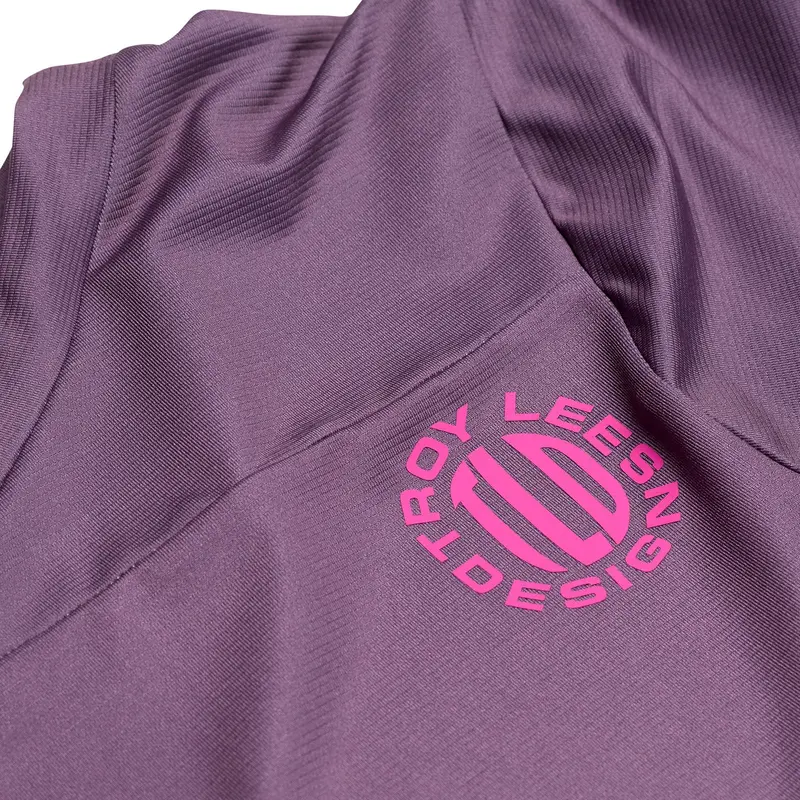 Troy Lee Designs Skyline Long Sleeve Mtb Jersey - Radioscape - Deep Purple 4
