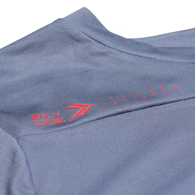 Troy Lee Designs Skyline Long Sleeve Mtb Jersey - Steel Blue 3