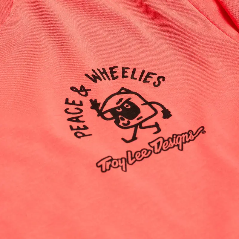 Troy Lee Designs Skyline Long Sleeve Ride Tee - P&W - Melon 3