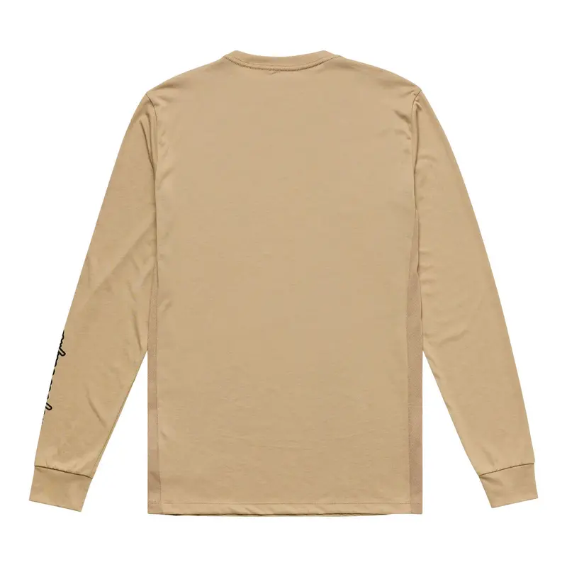 Troy Lee Designs Skyline Long Sleeve Ride Tee - Scrubbed - Timber 2