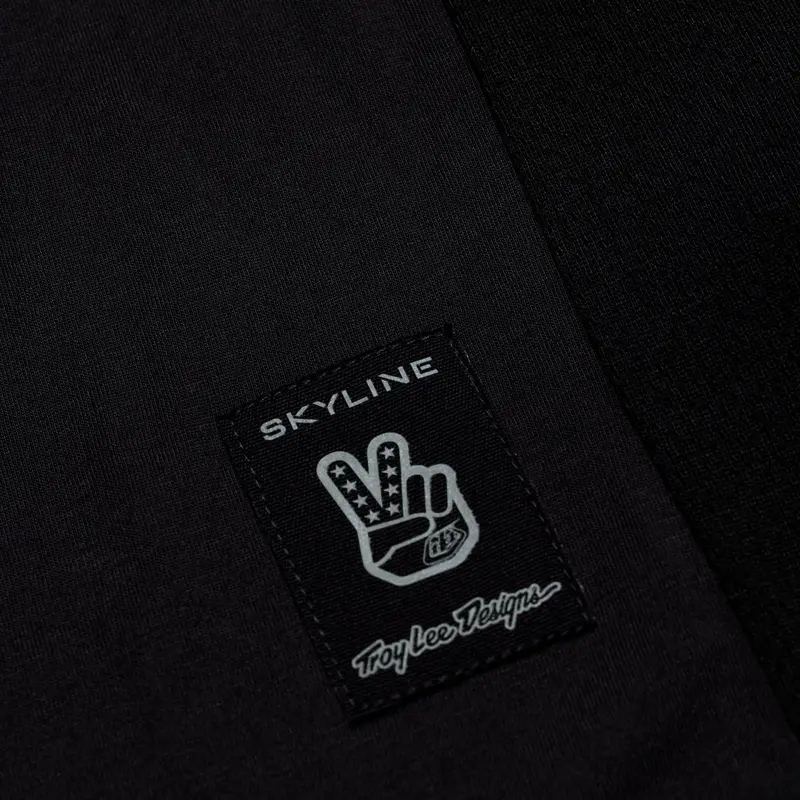 Troy Lee Designs Skyline Long Sleeve Ride Tee - Signature - Black 3