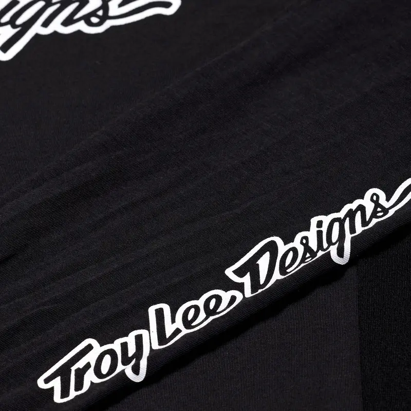Troy Lee Designs Skyline Long Sleeve Ride Tee - Signature - Black 4