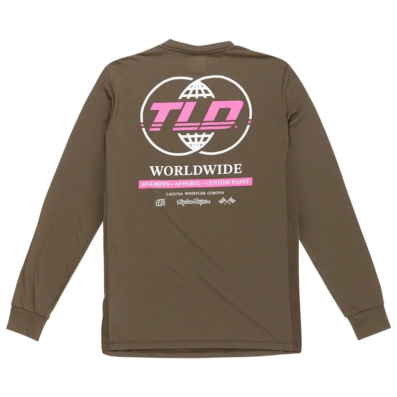 Troy Lee Designs Skyline Long Sleeve Ride Tee - Worldwide - Caper 2