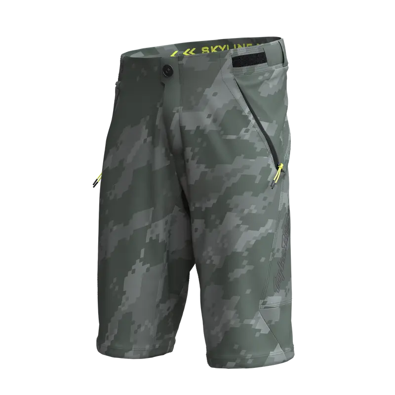 Troy Lee Designs Skyline Mtb Short - Shell - Digi Camo - Youth - Spruce - 2023 1