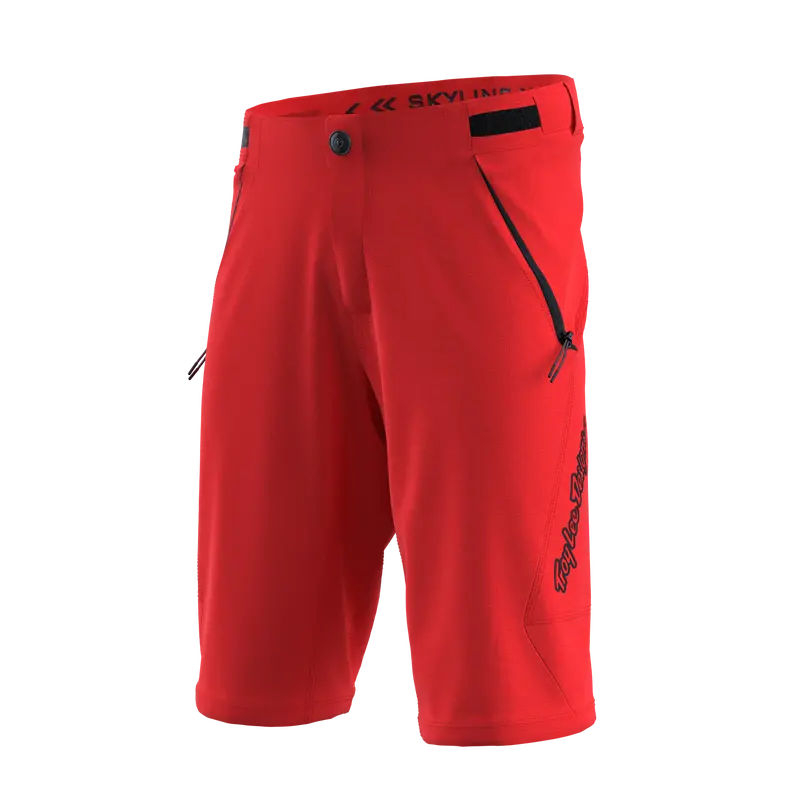 Troy Lee Designs Skyline Mtb Short - Shell - Youth - Fiery Red - 2023 1